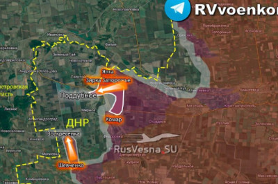 Армия России форсировала реку Мокрые Ялы, прорвавшись в Поддубное и Воскресенку в ходе наступления на Днепропетровскую область