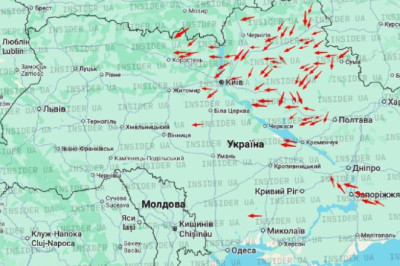 Стратеги направляются к Украине, десятки боевых дронов уже летят к целям