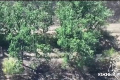 Российские войска ударом FPV-дронов уничтожили американскую 155-мм гаубицу М777 ВСУ в райо