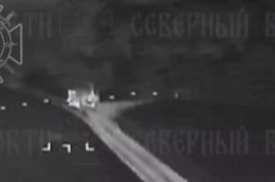 Российские войска ударами FPV-Дронов уничтожили БТР и БМП противника с пехотой на Купянско