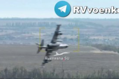 Редкие кадры: штурмовики Су-25 несутся в атаку, поддерживая наступление на Запорожском фронте