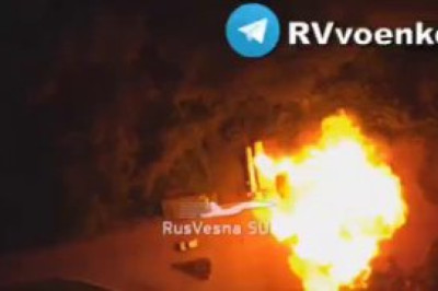 Российские военные ударили дроном-камикадзе 