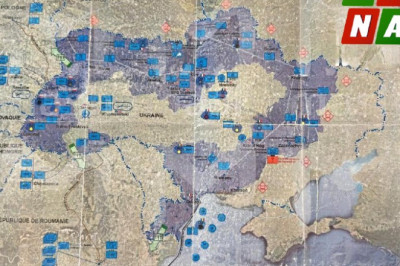 Российская группировка KillNet опубликовала карты, которые, по их утверждению, содержат планы стран ЕС по разделу Украины