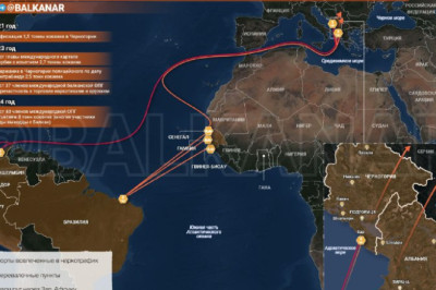 Карта выглядит так, как будто только Венесуэла не участвует в основных потоках поставок кокаина в Европу и США и именно поэтому на нее хотят напасть