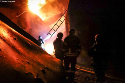 Мощный удар ночью нанесен по объекту врага в Нежине Черниговской области