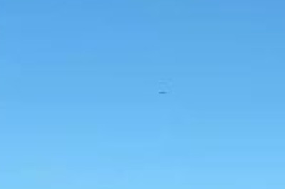 Жители Чернигова сняли неудачную попытку перехвата реактивной 