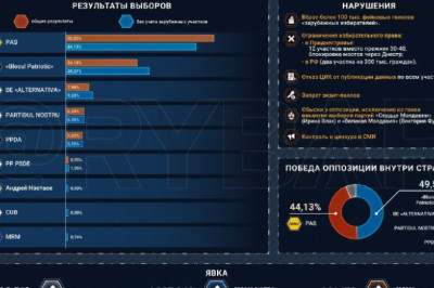 Главное за день от РыбаряВыборы в Молдавии