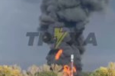 Пожар на хранилище ГСМ в Черниговской области после точных ударов “Гераней” ВС РФ