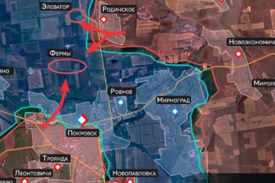 Российские военные окружают группировку ВСУ в Покровске и Мирнограде