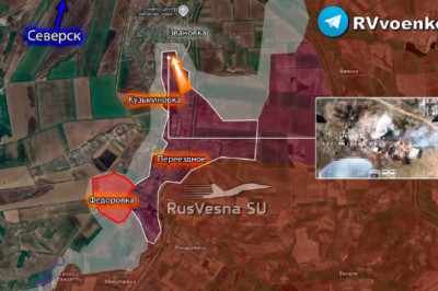 Наступление на Северск: армия России взяла Кузьминовку и движется дальше  На Северском нап