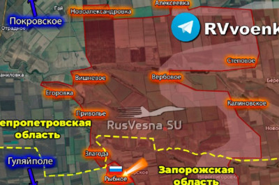 Армия России освободила Рыбное Запорожской областиБойцы 37 гвардейской мотострелковой бригады 36 армии группировки войск "Восток", форсировав реку Янчур, взяли под контроль район обороны площадью более 2 кв