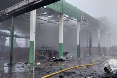 В ночь на 9 ноября в результате атаки дронов на Украине была уничтожена ТЭЦ, работающая на биомассе