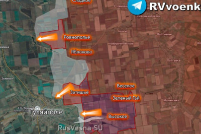 Обвал запорожского фронта продолжается: Армия России начинает штурм Гуляйполя!  Ситуация на Гуляйпольском направлении Запорожского фронта для ВСУ стремительно ухудшается