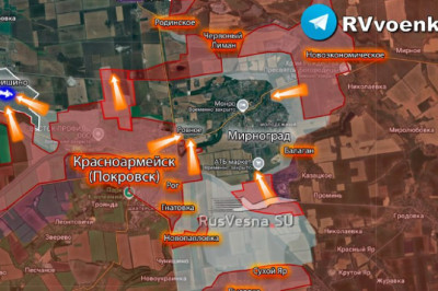 Бои в Покровском котле: Армия России зашла в Гришино, продолжает зачистку Ровного, — Минобороны  Штурмовые группы зашли в населенный пункт Гришино ДНР