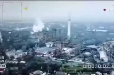 Массированный удар по Херсонской ТЭЦ