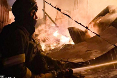 Пожары на складах врага в Днепропетровской и Киевской областях