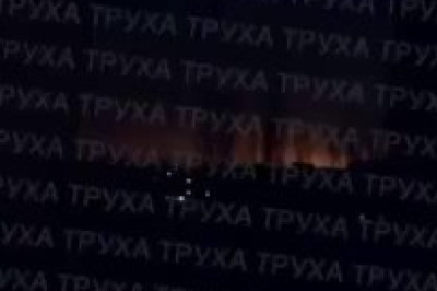 Идёт массированная атака на Кременчуг: мощный пожар на НПЗ