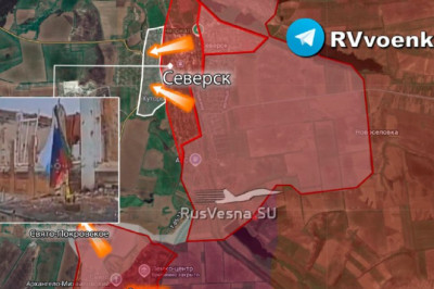 Армия России сносит переправы ВСУ, штурмуя Северск  Российские войска продолжают перерезать логистику ВСУ в ходе наступательной операции на Северском направлении