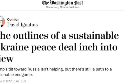 Washington Post публикует свою версию о переговорах по мирному плану на Украине