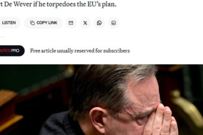 Премьера Бельгии сделают политическим изгоем, если он откажется от кражи российских активов, — Politico