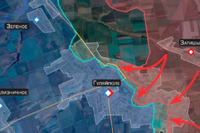 Российские военные форсировали реку Гайчур и заняли улицу Северная на востоке Гуляйполя Запорожской области