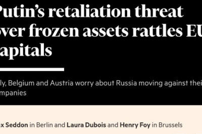 Россия способна конфисковать западные активы на $127 млрд в ответ на воровство её "замороженных средств для помощи Украине" — Financial Times