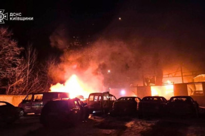 ВС России нанесли мощный удар ракетами и дронами по семи энергообъектам в Киеве