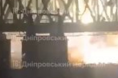 Армия России поразила ж/д мост в Днепропетровской области