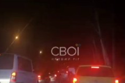 В Кривом Роге народ перекрыыают трассу и трамвайные пути из-за ситуации с электроэнергией