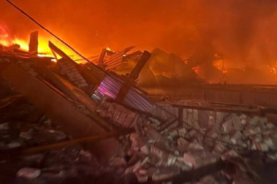 Поражена энергоинфраструктура в Лозовой Харьковской области