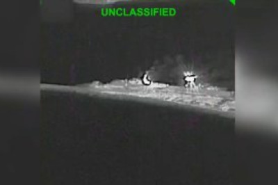 США опубликовали видео удара по иранскому судну