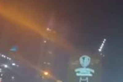 Дрон попал в небоскрёб 23 Marina в Дубае