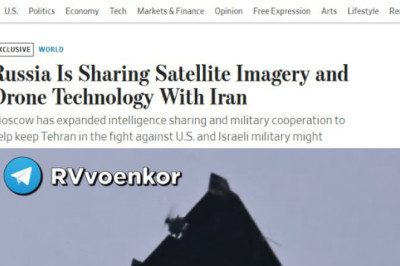 Россия серьёзно увеличила военную помощь Ирану, помогая разведкой и новыми технологиями ударных дронов, — WSJ